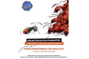 PROJECTION DU FILM D’ANIMATION « MINUSCULE, LA VALLÉE DES FOURMIS PERDUES »