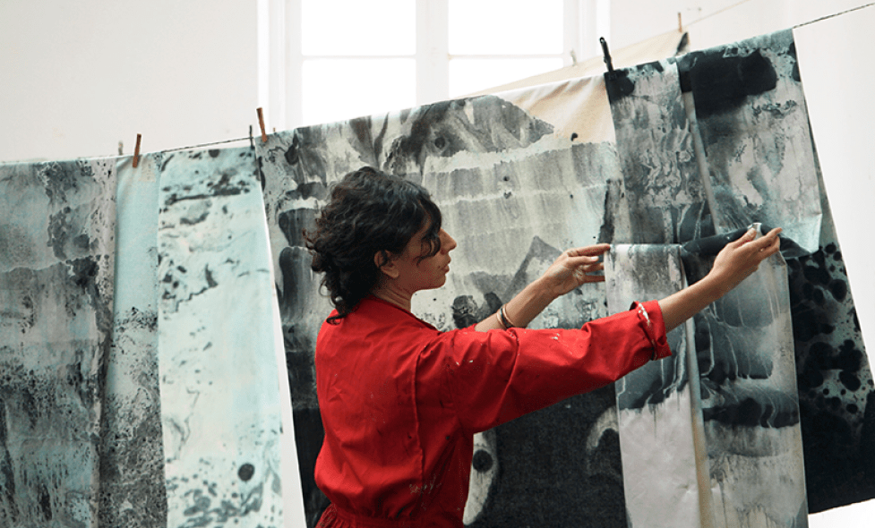 Photo d'Eva Medin, artiste - Agrandir l'image, fenêtre modale